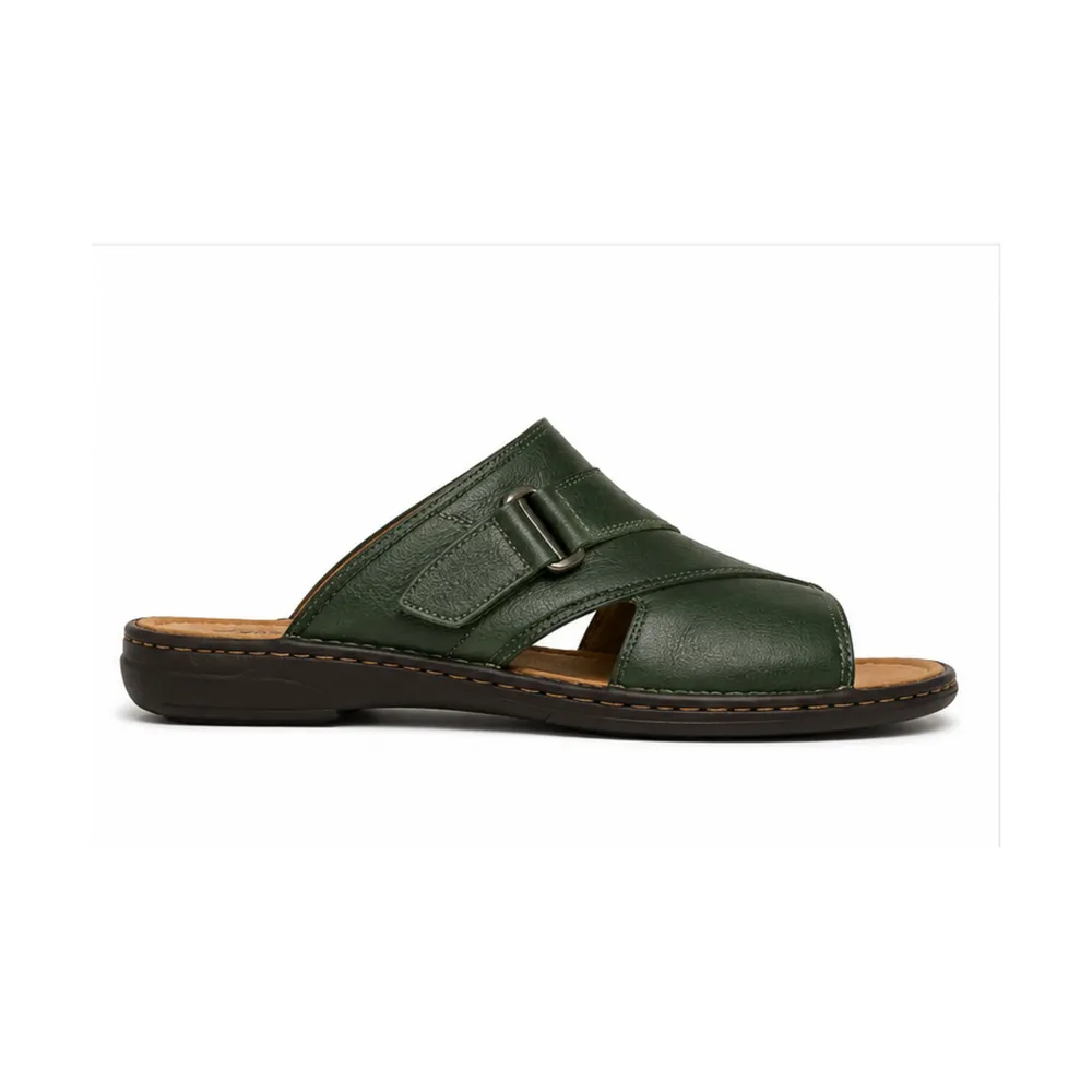 Wide-Fit Leather Mule Sandal for Men for Private Label Brands - Image 4