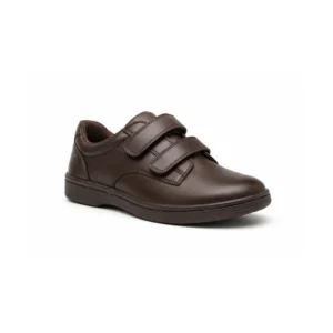 Private label youth hook and loop uniform shoe for footwear brands, retailers, wholesalers, importers, and sourcing teams
