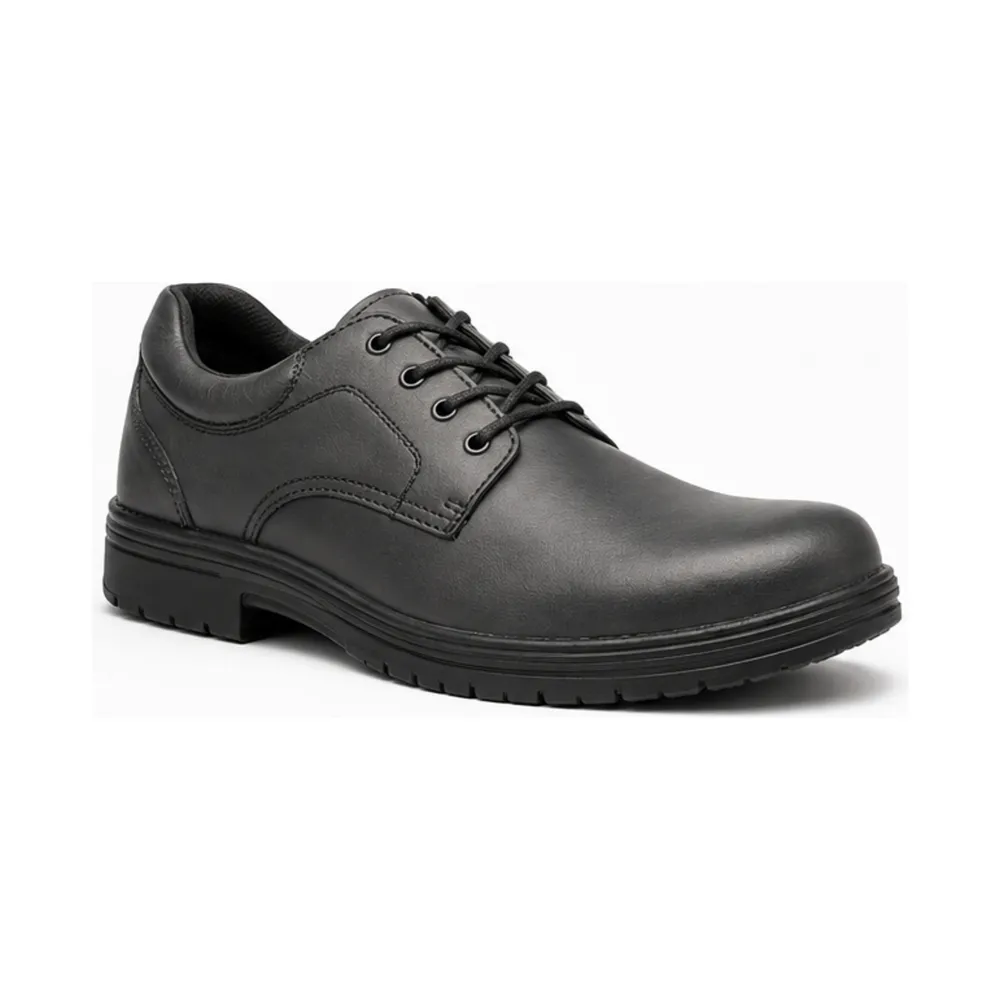 Private label wide fit lace up uniform shoe for brands, retailers, wholesalers, importers, and sourcing teams