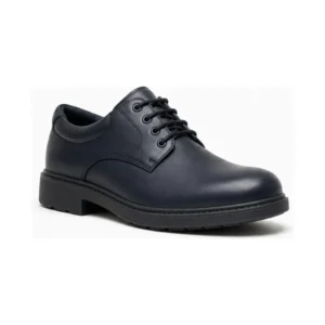 Private label padded collar school derby for footwear brands, retailers, wholesalers, importers, and sourcing teams