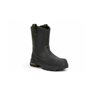Private label pull on composite toe work boot for brands, retailers, wholesalers, importers and sourcing teams