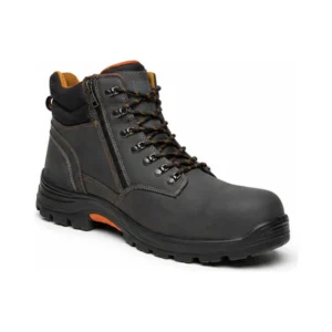 Private label side zip composite toe duty boot for brands, retailers, wholesalers, importers and safety footwear suppliers